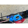 GPM Racing Carbon Fiber Blue + Aluminum Sub Chassis Grey : Tamiya 1/10 TA08 PRO