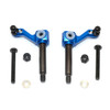 GPM Racing Aluminum Front Knuckle Arm Blue : Tamiya Lunch Box