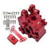 GPM Racing Aluminum Front Or Rear Gear Box Set Red : Arrma 1/5 KRATON 8S BLX