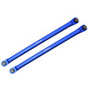 GPM Racing Aluminum Rear Chassis Links Parts Tree Blue : Axial 1/10 RBX10