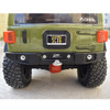 GPM Racing Aluminum Rear Bumper Grey w/ Hook & 5mm LED Light : Axial 1/6 SCX6