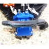 GPM Alum Front Or Rear Gearbox Cover + Upper Arm Stabilizer Red : Tamiya TT-02