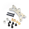 GPM Racing Aluminum Front Damper Plate Silver : Tamiya TT-02B