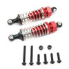 GPM Aluminum Front Adjustable Spring Damper (70mm) Red : Tamiya TT-02B