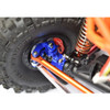 GPM Aluminum Front Knuckle Arm w/ Steering Rod Blue : Axial 1/10 RBX10 Ryft