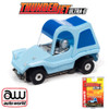 Auto World Thunderjet R34 Sand Van Blue HO Slot Car