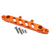 GPM Racing Aluminum Front Chassis Brace Orange : Axial 1/6 SCX6 Jeep JLU Wrangler