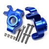 GPM Racing Aluminum Front Knuckle Arms Blue : Axial 1/6 SCX6 Jeep JLU