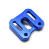 GPM Racing Aluminum Front Knuckle Servo Mount Blue : Axial 1/6 SCX6