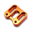 GPM Racing Aluminum Front Knuckle Servo Mount Orange : Axial 1/6 SCX6