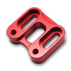 GPM Racing Aluminum Front Knuckle Servo Mount Red : Axial 1/6 SCX6