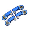 GPM Racing Front Steering Tie Rod Aluminum Ball Ends Blue : Axial 1/6 SCX6