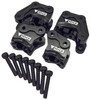 NHX RC Aluminum F/R Axle Link / Shock mount Black : RBX10 Ryft