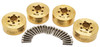 NHX RC Brass Wheel Weight 89g each (4Pc) : 1.9/2.2 Crawler Wheel
