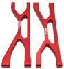 NHX RC Aluminum Front / Rear Upper Suspension Arms 2pc- Red : 1/5 X-MAXX 8S