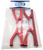 NHX RC Aluminum Front / Rear Upper Suspension Arms 2pc- Red : 1/5 X-MAXX 8S