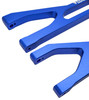 NHX RC Aluminum Front / Rear Upper Suspension Arms 2pc- Blue: 1/5 X-MAXX 8S