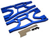 NHX RC Aluminum Front / Rear Lower Suspension Arms 2pc- Blue: 1/5 X-MAXX 8S