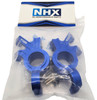 NHX RC Aluminum Steering Knuckles Blocks 2pc -Blue : Traxxas 1/5 X-MAXX 8S