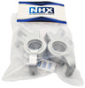 NHX RC Aluminum Steering Knuckles Blocks 2pc -Silver: Traxxas 1/5 X-MAXX 8S