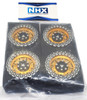 NHX RC 2.2'' Aluminum Beadlock Crawler Wheels Set - Knight Sword -Gold/Black (4Pcs)