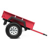 NHX RC Heavy Duty Metal Leaf Spring 2-Wheel Trailer - Red