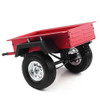 NHX RC Heavy Duty Metal Leaf Spring 2-Wheel Trailer - Red