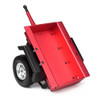 NHX RC Heavy Duty Metal Leaf Spring 2-Wheel Trailer - Red