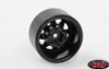 RC4WD Z-W0229 Stamped Steel 1.0" Stock Beadlock Wheels (4) Black