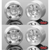 RC4WD Z-W0280 Classic 8-Hole 1.0" Beadlock Wheels (4) Silver