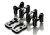 Exotek 1924 Heavy Duty Aluminum Alloy Center Bulkhead Set : Losi 8ight-XE