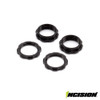 Incision IRC00517 S8E Machined Aluminum Spring Collars Black