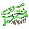 GPM Racing Aluminum Front Lower Arms Green : ARRMA 1/7 Fireteam Tactical