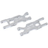 GPM Racing Aluminum Rear Lower Arms Silver : Losi 1/18 Mini-T 2.0