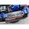 GPM Racing Aluminum 6061-T6 + Carbon Fiber Battery Hold-Down Blue : 1/8 Sledge