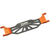 GPM Racing Aluminum 6061-T6 + Carbon Fiber Battery Hold-Down Orange : 1/8 Sledge