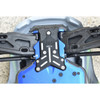 GPM Racing Aluminum 7075-T6 Front Chassis Protection Plate Black : 1/8 Sledge