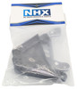 NHX RC Aluminum Rear Shock Tower (2) Black : Axial SCX6