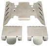 NHX RC Stainless Steel Chassis Armor Guard Skid Plate (3) :  Axial SCX6