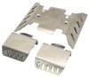 NHX RC Stainless Steel Chassis Armor Guard Skid Plate (3) :  Axial SCX6