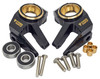 NHX RC Brass Steering Knuckle L/R -Black/Gold: Axial SCX6