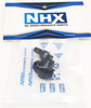 NHX RC Aluminum Front Steering Spindle Knuckles (2) -Black : Losi Mini T 2.0 / Mini-B