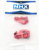 NHX RC Aluminum Transmission Case -Red : Losi Mini T 2.0