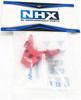 NHX RC Aluminum Front Bulkhead -Red: Losi Mini T 2.0 / Mini-B