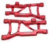 NHX RC Aluminum Rear Suspension A-Arms -Red :1/10  2WD Slash Rustler Stampede Bandit