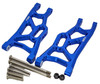 NHX RC Alum Front Suspension A-Arms -Blue :1/10  2WD Slash Rustler Stampede Bandit