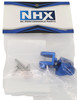 NHX RC Aluminum Upper Shock Mount - Blue : Losi LMT 4WD