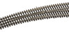 Walthers 948-83064 Code 83 Nickel Silver DCC Friendly Curved Turnout 24/28'' Right Hand HO Scale