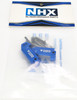 NHX RC Aluminum Caster Blocks -Blue: 1/10 Slash / Stampede / Rustler / Nitro Slash