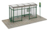 Walthers 933-3552 Modern Bus Shelter Kit with Accessories HO Scale